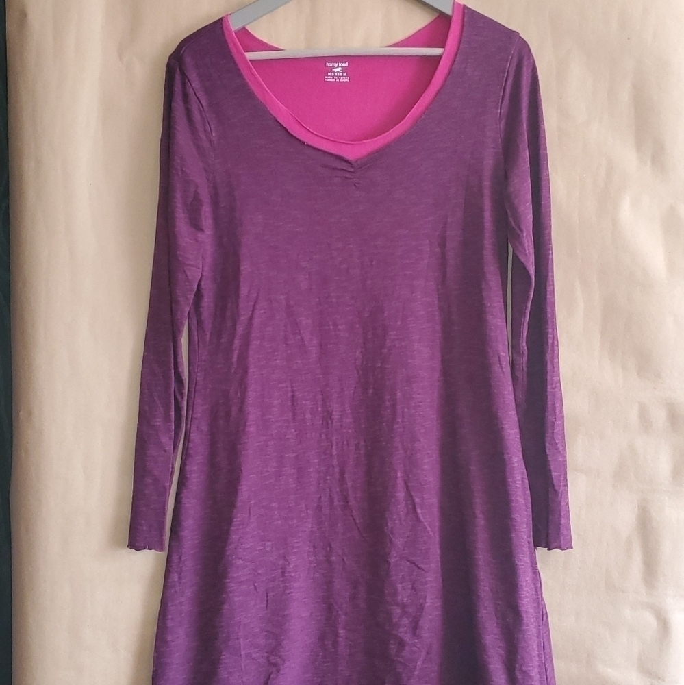 Horny Toad purple layered dress